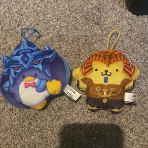 Hello Kitty Plush Toys - Blue and Yellow